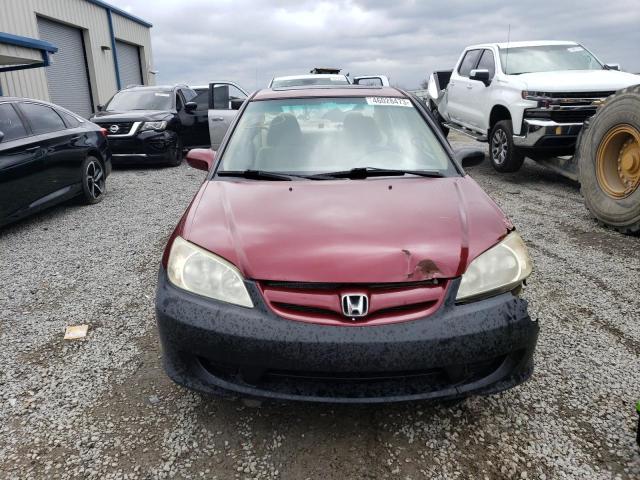 Photo 5 from auction – 2005 HONDA CIVIC EX with VIN 2HGES26825H531567