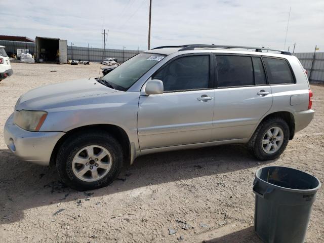TOYOTA HIGHLANDER 2001 with VIN JTEHF21A110016225 - Photo from auction