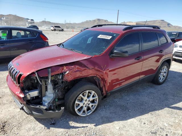 JEEP CHEROKEE S 2016 with VIN 1C4PJLAB0GW230397 - Photo from auction