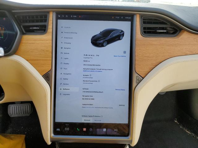 Photo 9 from auction – 2021 TESLA MODEL S with VIN 5YJSA1E27MF424224