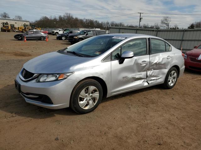 HONDA CIVIC LX 2013 with VIN 19XFB2F54DE243181 - Photo from auction