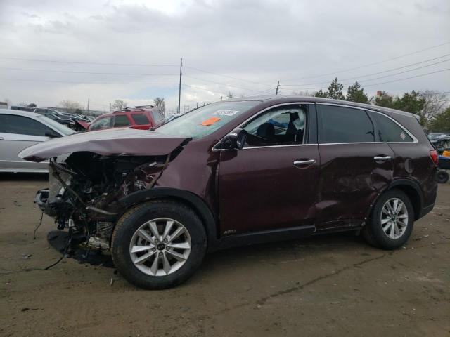 KIA SORENTO LX 2019 with VIN 5XYPGDA52KG512366 - Photo from auction