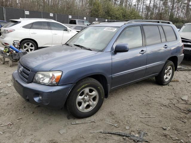 TOYOTA HIGHLANDER 2006 with VIN JTEGP21A660103960 - Photo from auction