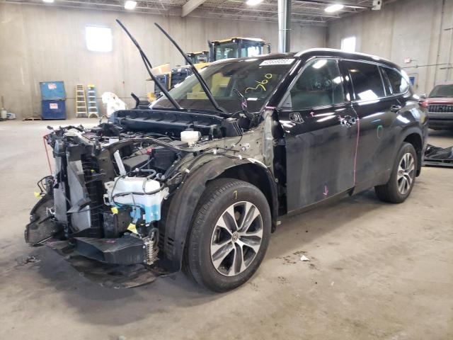 Photo 1 from auction – 2022 TOYOTA HIGHLANDER with VIN 5TDGZRBH6NS568916