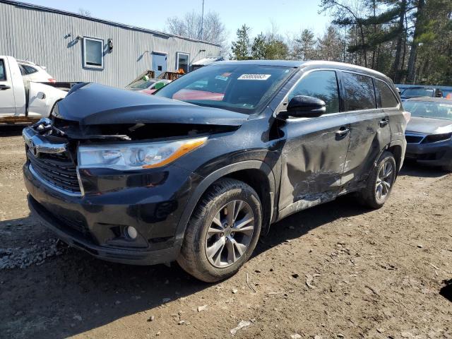 TOYOTA HIGHLANDER 2014 with VIN 5TDJKRFH7ES022355 - Photo from auction