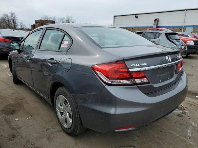 Photo 2 from auction – 2013 HONDA CIVIC LX with VIN 2HGFB2F54DH590516