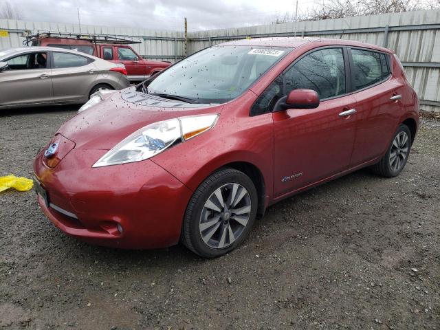 NISSAN LEAF S 2015 with VIN 1N4AZ0CPXFC301245 - Photo from auction