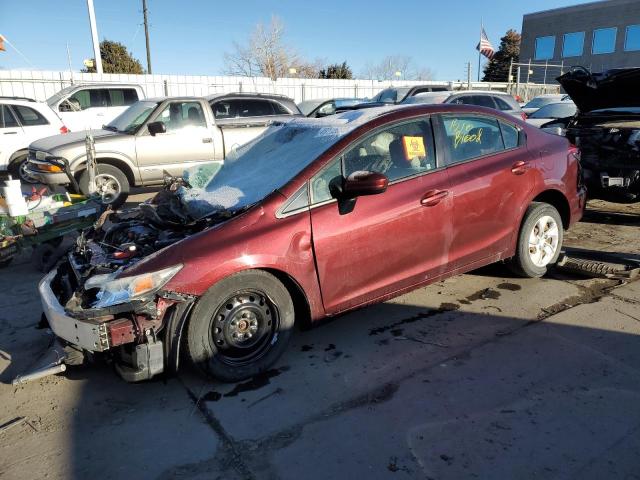HONDA CIVIC LX 2015 with VIN 19XFB2F53FE089338 - Photo from auction