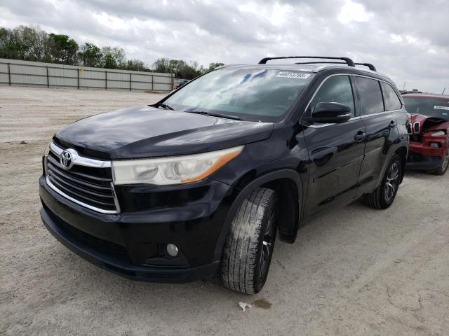 TOYOTA HIGHLANDER 2016 with VIN 5TDJKRFH6GS240709 - Photo from auction