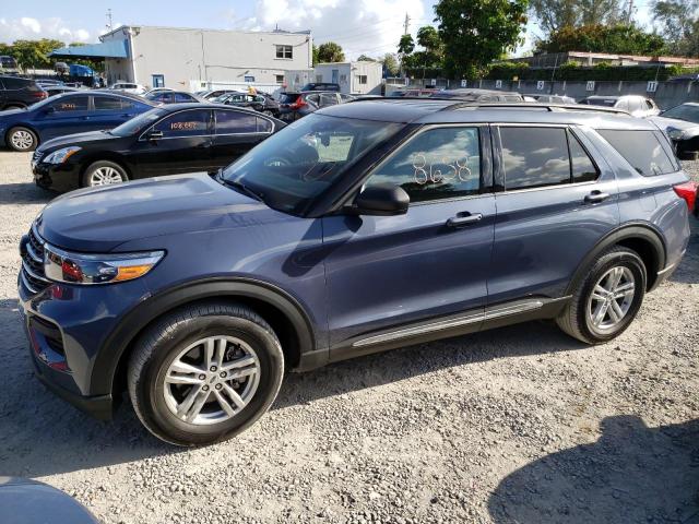 FORD EXPLORER X 2021 with VIN 1FMSK7DH1MGC23815 - Photo from auction