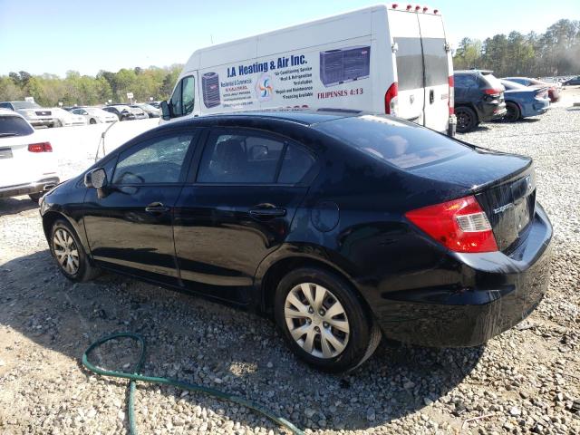 Photo 2 from auction – 2012 HONDA CIVIC LX with VIN 2HGFB2F51CH569458
