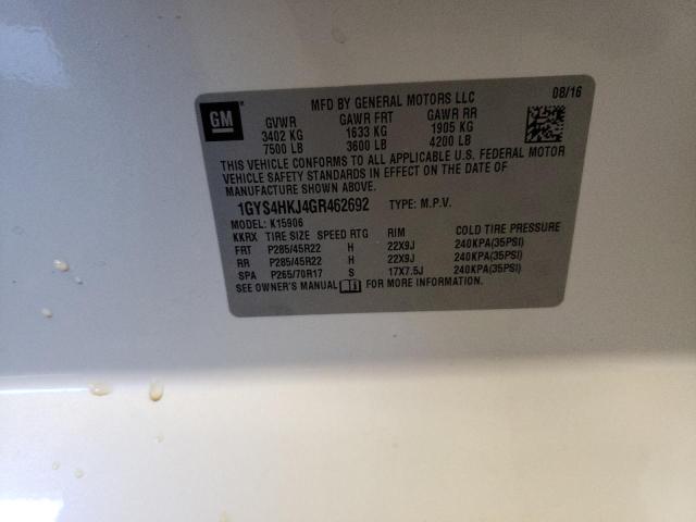 Photo 14 from auction – 2016 CADILLAC ESCALADE E with VIN 1GYS4HKJ4GR462692