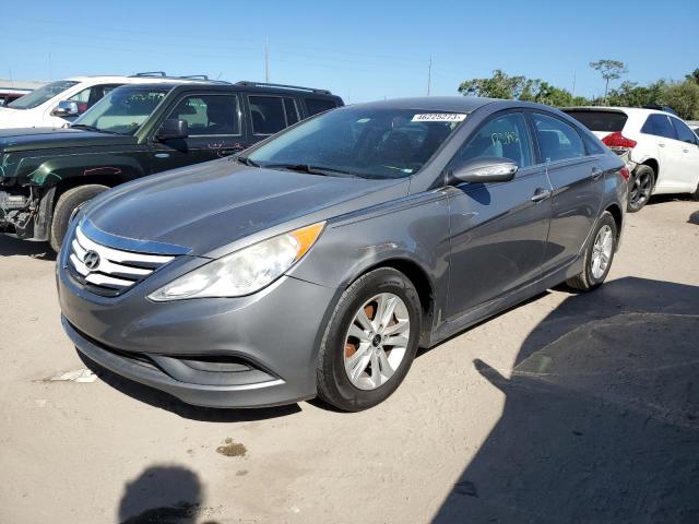 Photo 1 from auction – 2014 HYUNDAI SONATA GLS with VIN 5NPEB4AC0EH901072