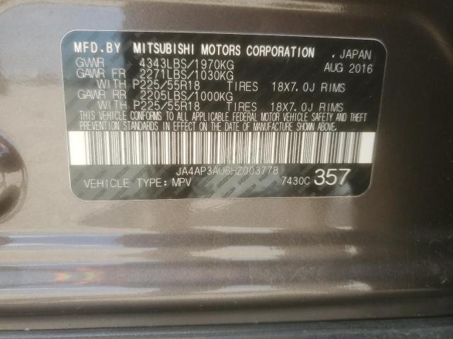 Photo 14 from auction – 2017 MITSUBISHI OUTLANDER with VIN JA4AP3AU6HZ003778