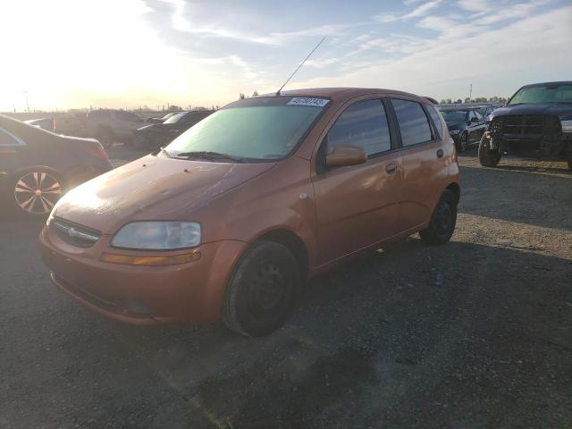 CHEVROLET AVEO BASE 2005 with VIN KL1TD62675B458496 - Photo from auction