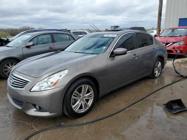 INFINITI G37 BASE 2012 with VIN JN1CV6AP8CM628451 - Photo from auction