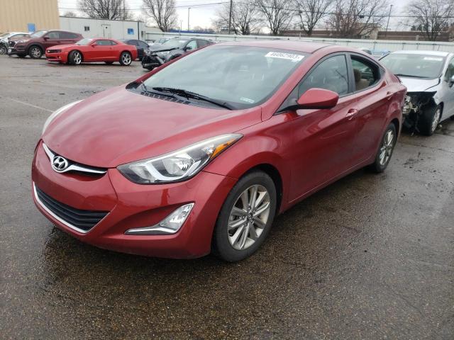 HYUNDAI ELANTRA SE 2016 with VIN 5NPDH4AE2GH655138 - Photo from auction