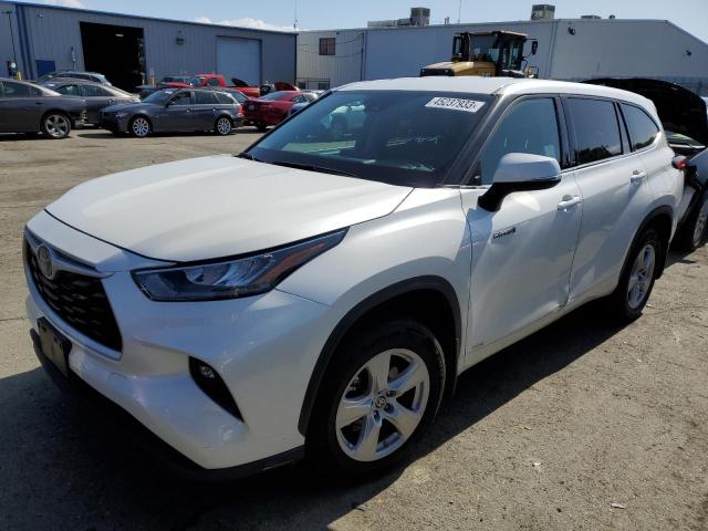 TOYOTA HIGHLANDER 2020 with VIN 5TDBBRCH2LS509694 - Photo from auction