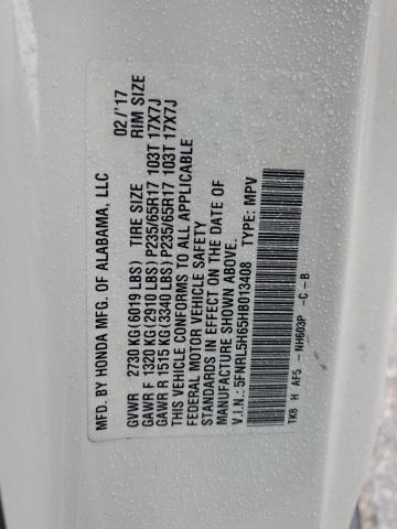 Photo 14 from auction – 2017 HONDA ODYSSEY EX with VIN 5FNRL5H65HB013408