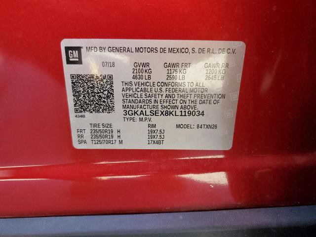 Photo 14 from auction – 2019 GMC TERRAIN DE with VIN 3GKALSEX8KL119034
