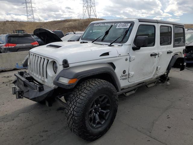 JEEP WRANGLER U 2021 with VIN 1C4HJXDN4MW506402 - Photo from auction