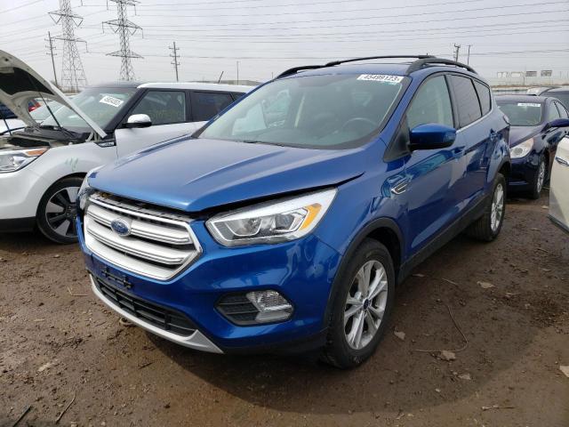 FORD ESCAPE SEL 2018 with VIN 1FMCU9HD0JUA99213 - Photo from auction
