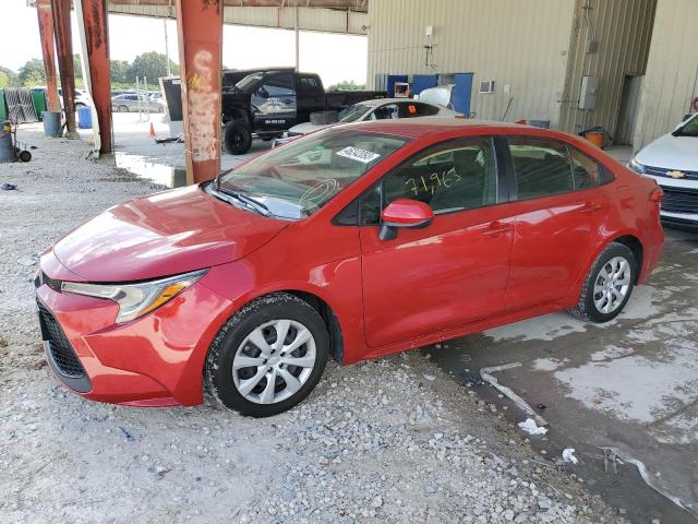TOYOTA COROLLA LE 2020 with VIN JTDEPRAE6LJ044115 - Photo from auction
