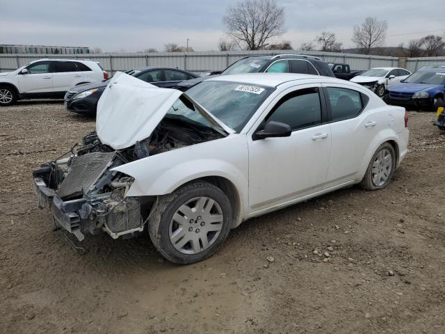 DODGE AVENGER SE 2014 with VIN 1C3CDZAB5EN188597 - Photo from auction