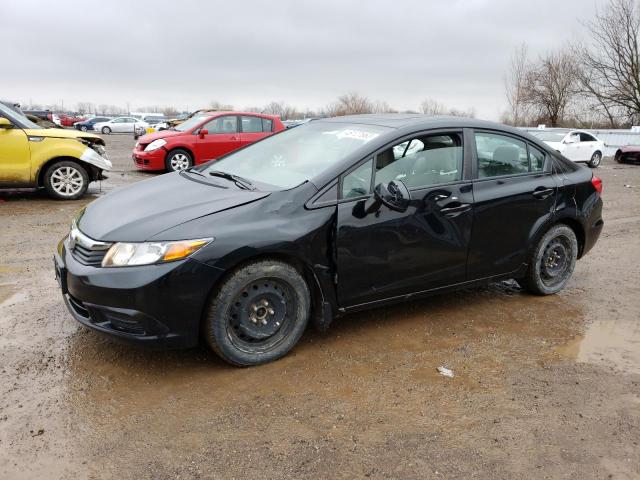 Photo 1 from auction – 2012 HONDA CIVIC LX with VIN 2HGFB2F58CH107835
