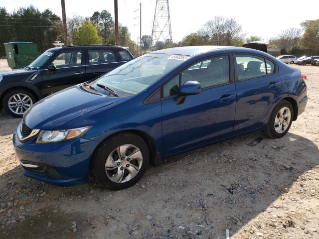 HONDA CIVIC LX 2013 with VIN 2HGFB2F5XDH528618 - Photo from auction