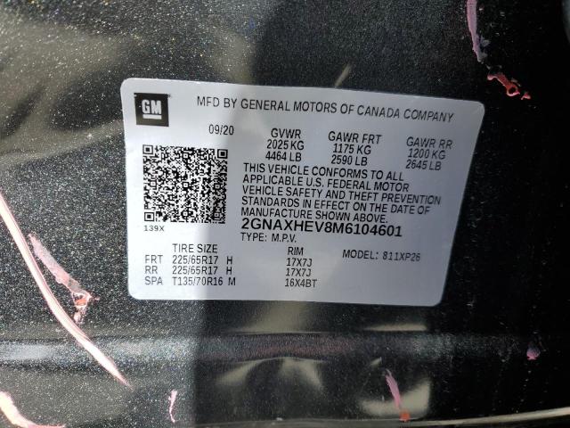 Photo 14 from auction – 2021 CHEVROLET EQUINOX LS with VIN 2GNAXHEV8M6104601