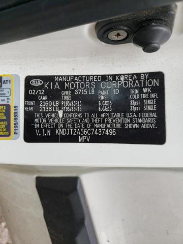 Photo 14 from auction – 2012 KIA SOUL with VIN KNDJT2A56C7437496