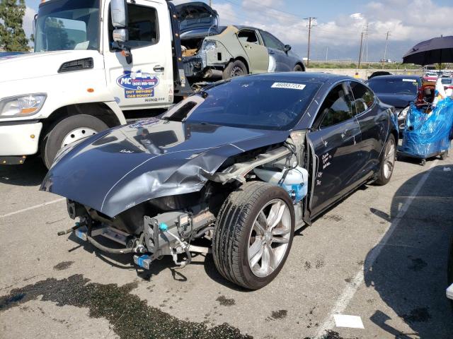 TESLA MODEL S 2015 with VIN 5YJSA1E16FF118612 - Photo from auction
