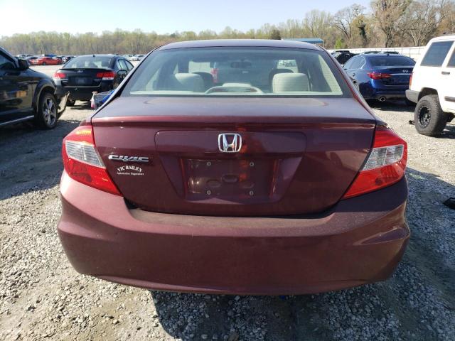 Photo 6 from auction – 2012 HONDA CIVIC EX with VIN 19XFB2F86CE080896