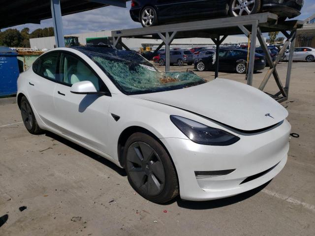 Photo 4 from auction – 2021 TESLA MODEL 3 with VIN 5YJ3E1EB5MF013350