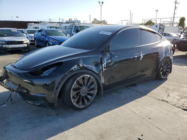 TESLA MODEL Y 2022 with VIN 7SAYGDEF3NF548945 - Photo from auction