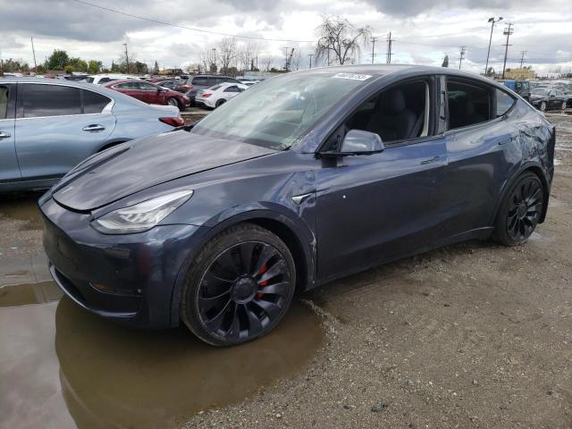 TESLA MODEL Y 2022 with VIN 7SAYGDEF4NF493485 - Photo from auction