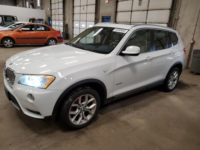 BMW X3 XDRIVE3 2011 with VIN 5UXWX7C59BL732455 - Photo from auction