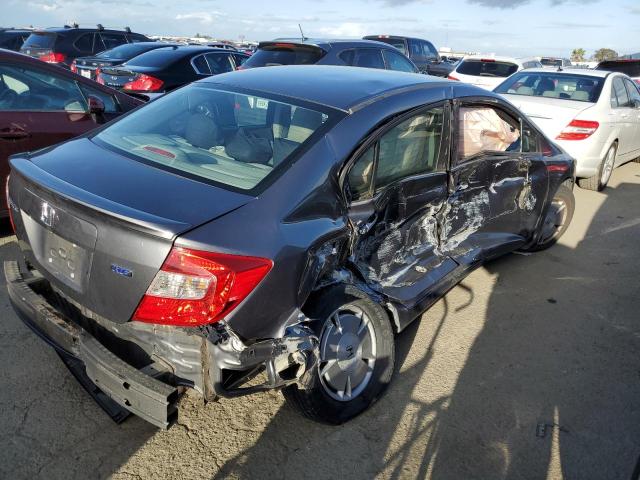 Photo 3 from auction – 2012 HONDA CIVIC HF with VIN 2HGFB2F62CH322118