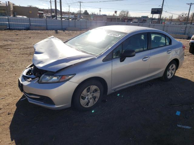 HONDA CIVIC LX 2013 with VIN 19XFB2F55DE064566 - Photo from auction