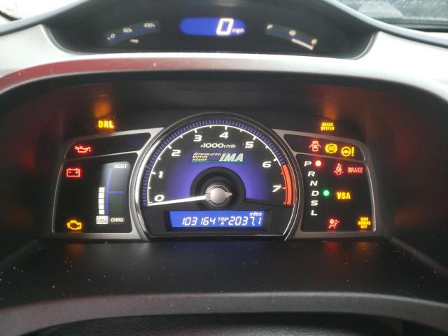 Photo 9 from auction – 2010 HONDA CIVIC HYBR with VIN JHMFA3F20AS005950