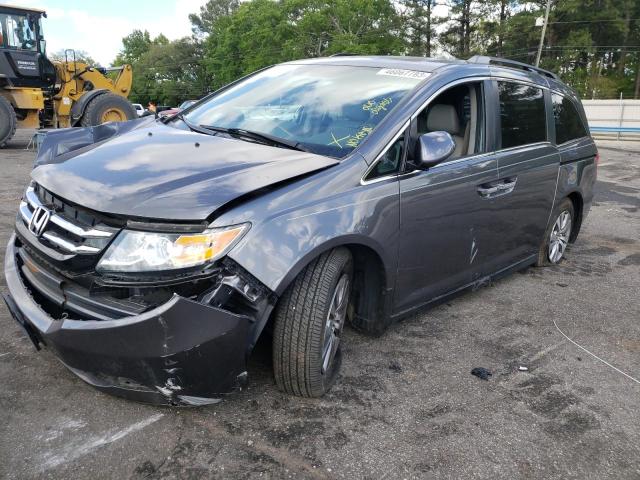 HONDA ODYSSEY EX 2014 with VIN 5FNRL5H6XEB022097 - Photo from auction