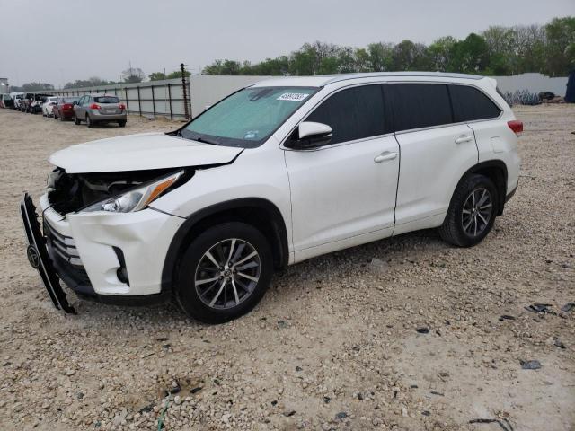 TOYOTA HIGHLANDER 2018 with VIN 5TDKZRFH0JS532525 - Photo from auction