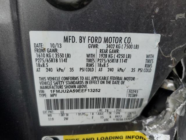 Photo 14 from auction – 2014 FORD EXPEDITION with VIN 1FMJU2A59EEF13252
