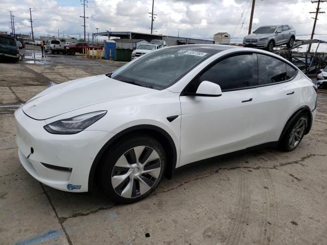 TESLA MODEL Y 2021 with VIN 5YJYGDEE2MF218412 - Photo from auction