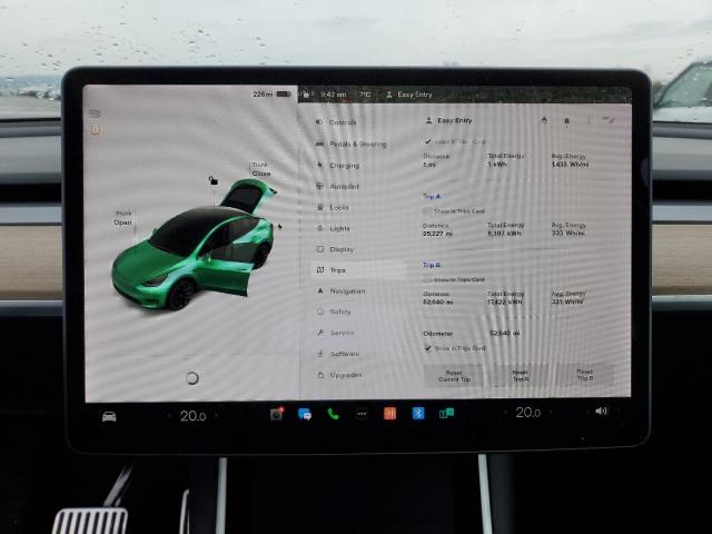Photo 9 from auction – 2021 TESLA MODEL Y with VIN 5YJYGDEE2MF092374