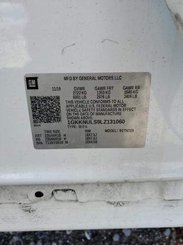 Photo 14 from auction – 2020 GMC ACADIA SLT with VIN 1GKKNULS9LZ131060