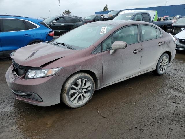 HONDA CIVIC EX 2014 مع رقم تعريف المركبة 19XFB2F88EE046624 - صورة من المزاد