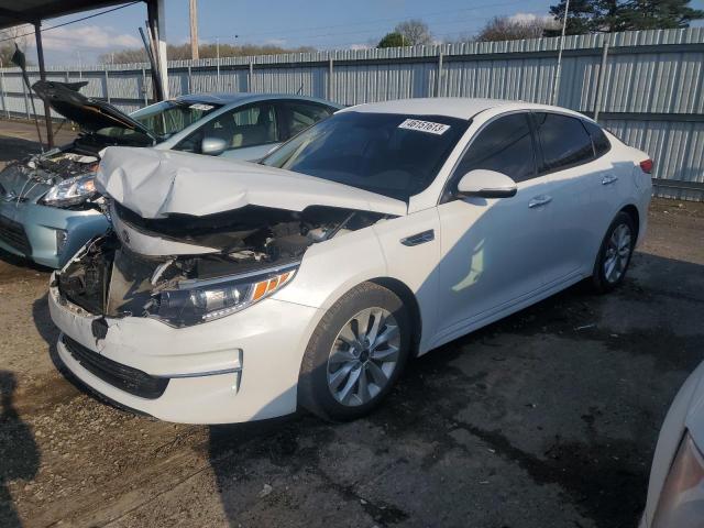 KIA OPTIMA EX 2018 with VIN 5XXGU4L35JG221707 - Photo from auction