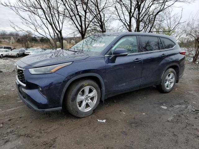 TOYOTA HIGHLANDER 2022 with VIN 5TDBZRBH7NS561998 - Photo from auction